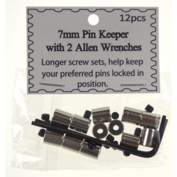 Silver Pin Keeper 7mm 6 Sets 72 Locking Pinback Lapel Back Vest Cap Lock Saver - Picture 2 of 3